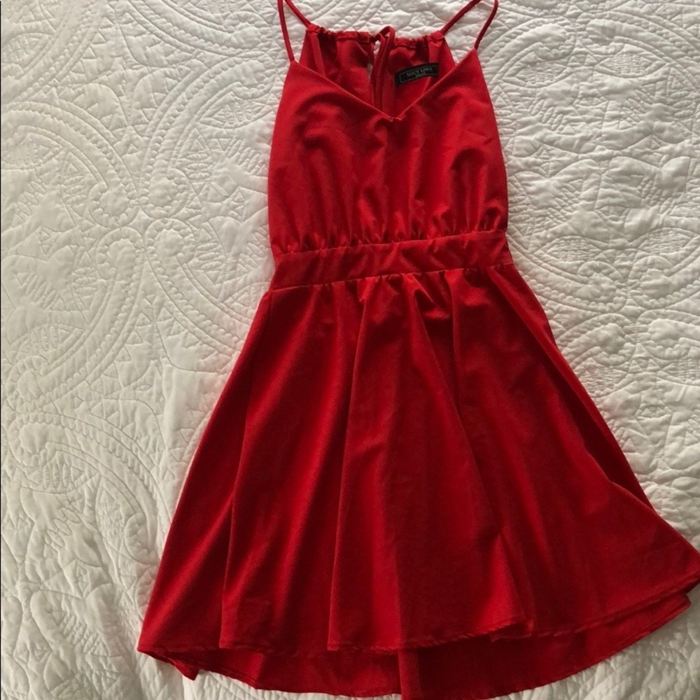 Red dress